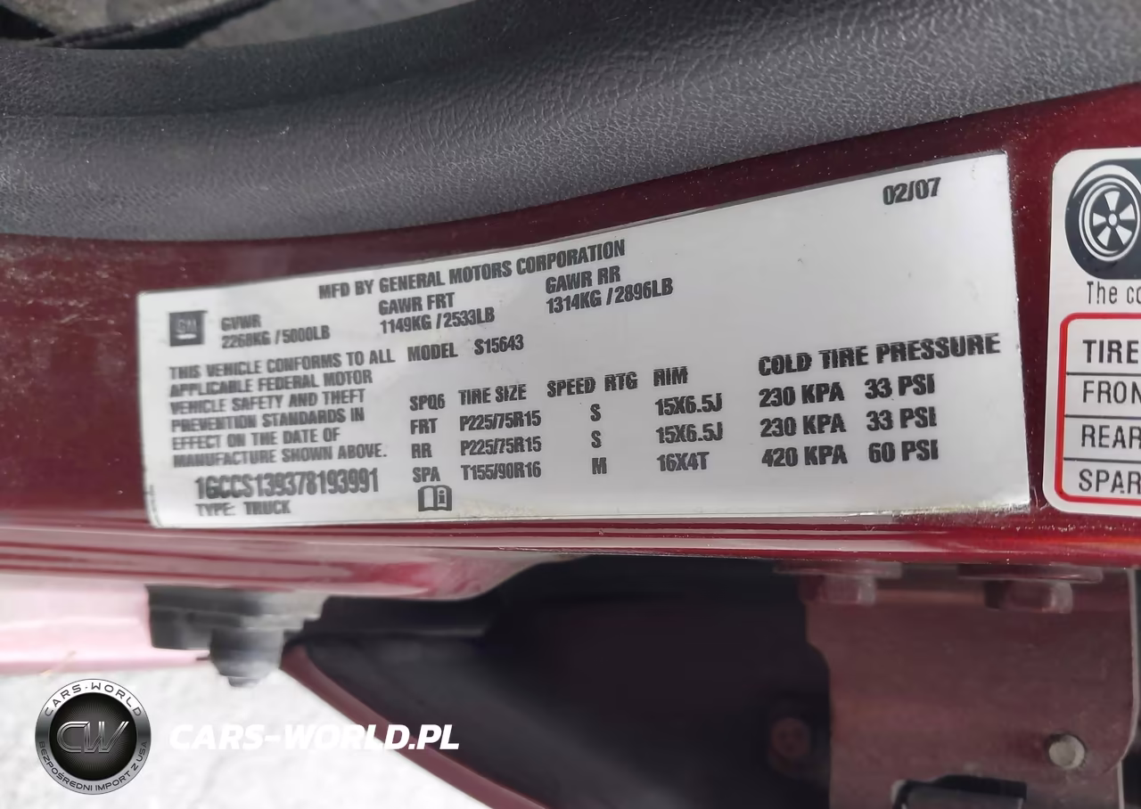 2007 Chevrolet Colorado Lt VIN:1GCCS139378193991 - 9