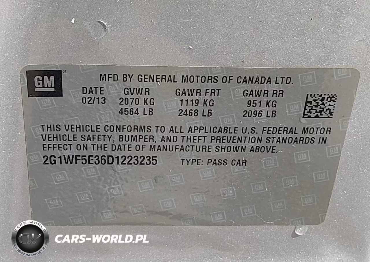 2013 Chevrolet Impala Ls VIN:2G1WF5E36D1223235 - 9
