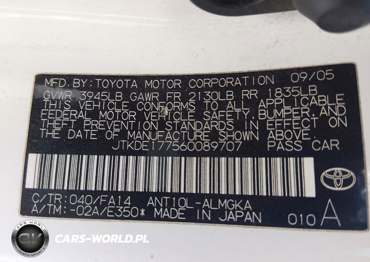 2006 Scion Tc VIN:JTKDE177560089707 - 9