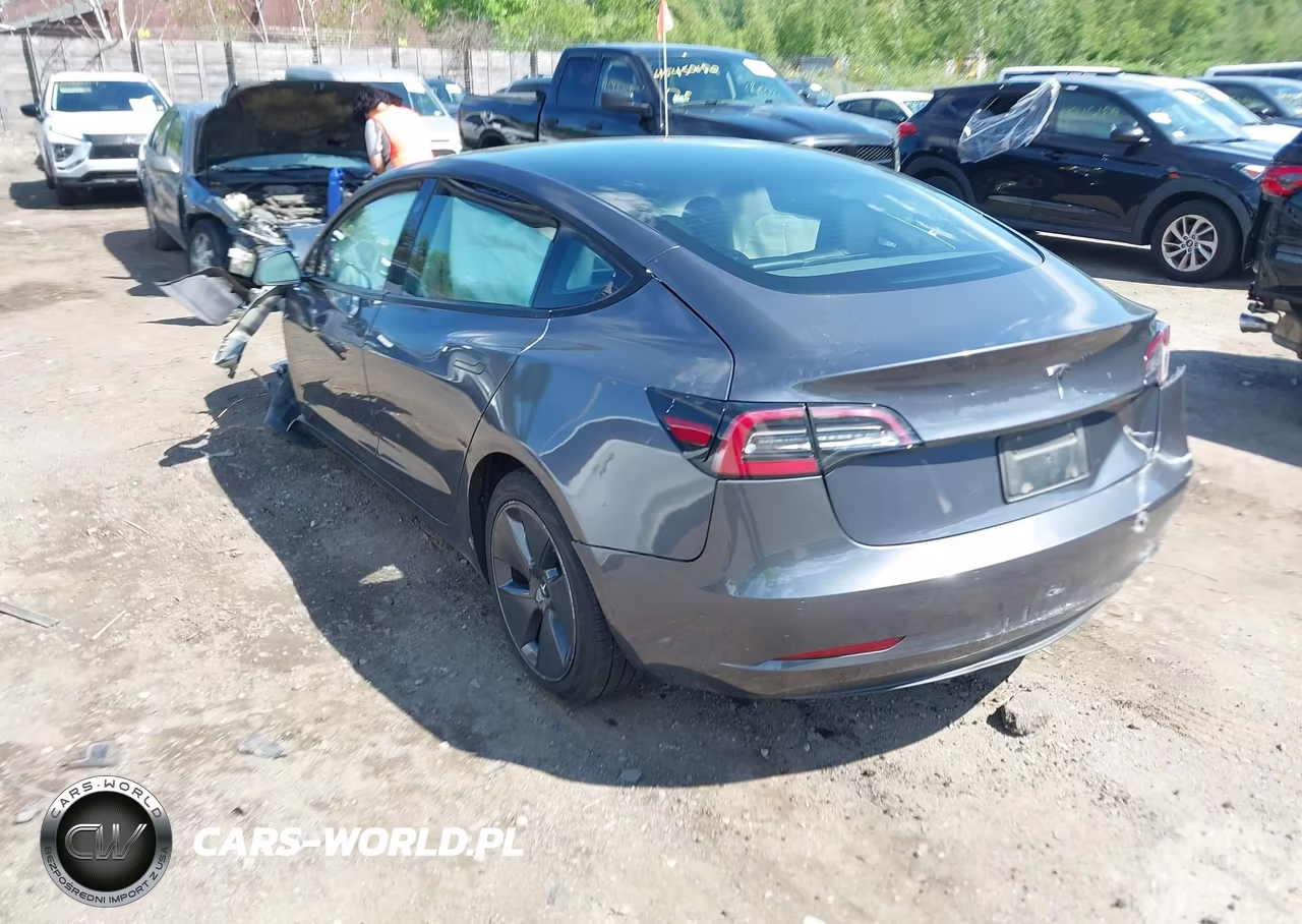 2022 Tesla Model 3 Rear-Wheel Drive VIN:5YJ3E1EA9NF352654 - 3