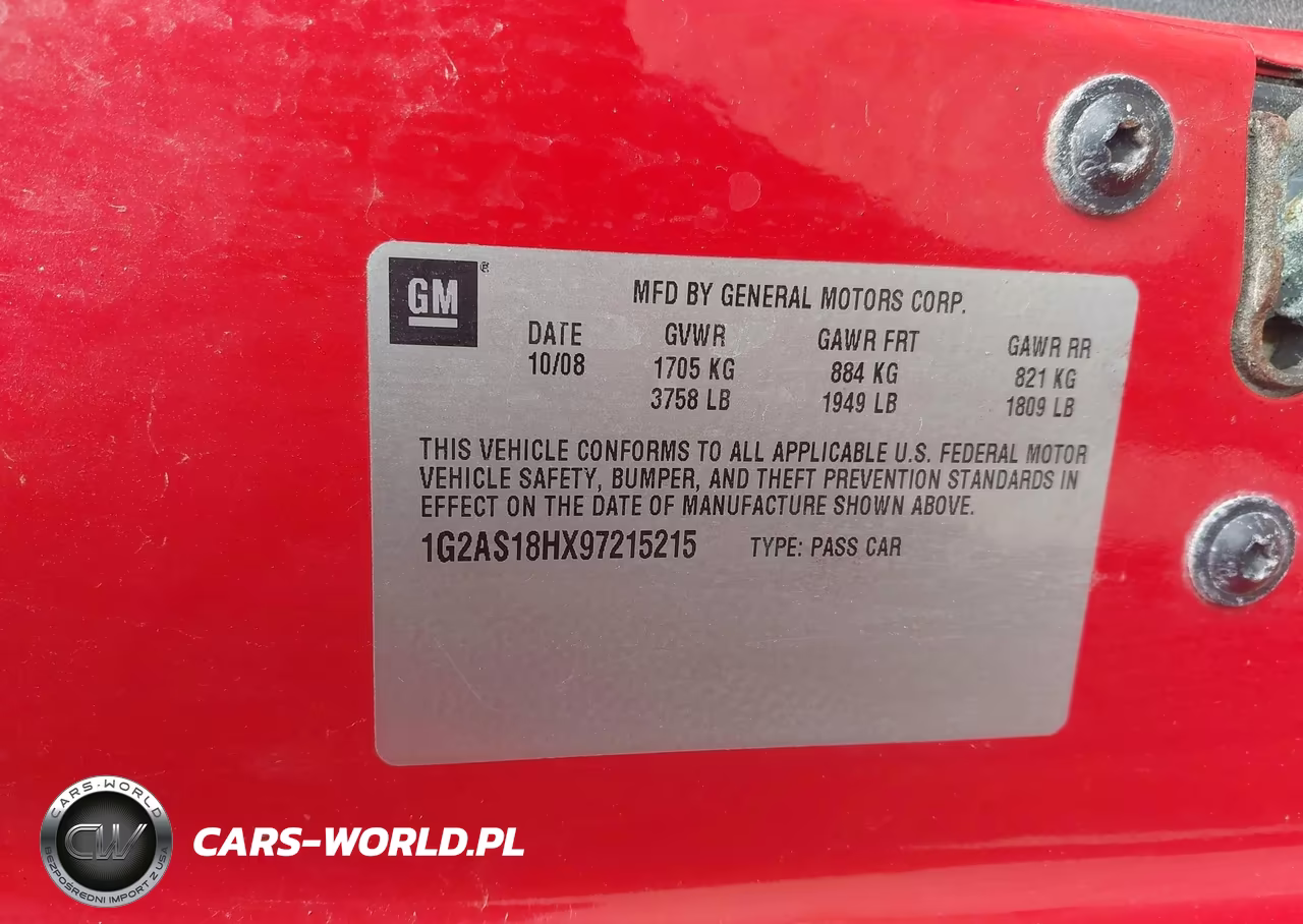2009 Pontiac G5 VIN:1G2AS18HX97215215 - 9