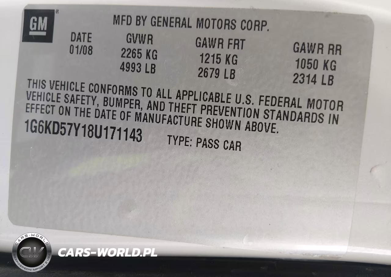 2008 Cadillac Dts 1Sa VIN:1G6KD57Y18U171143 - 9