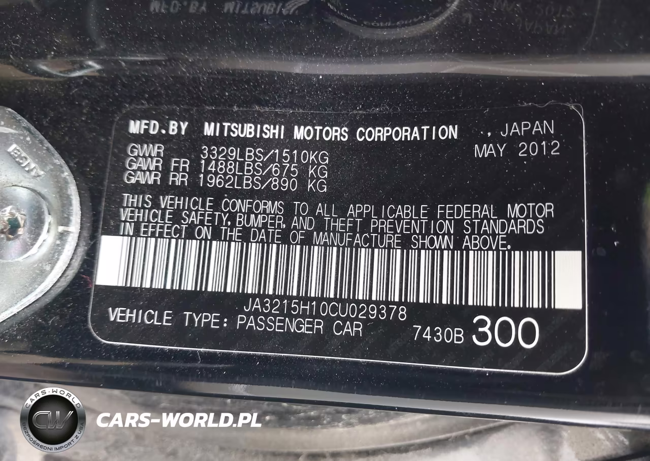 2012 Mitsubishi I-Miev Es-Se VIN:JA3215H10CU029378 - 9