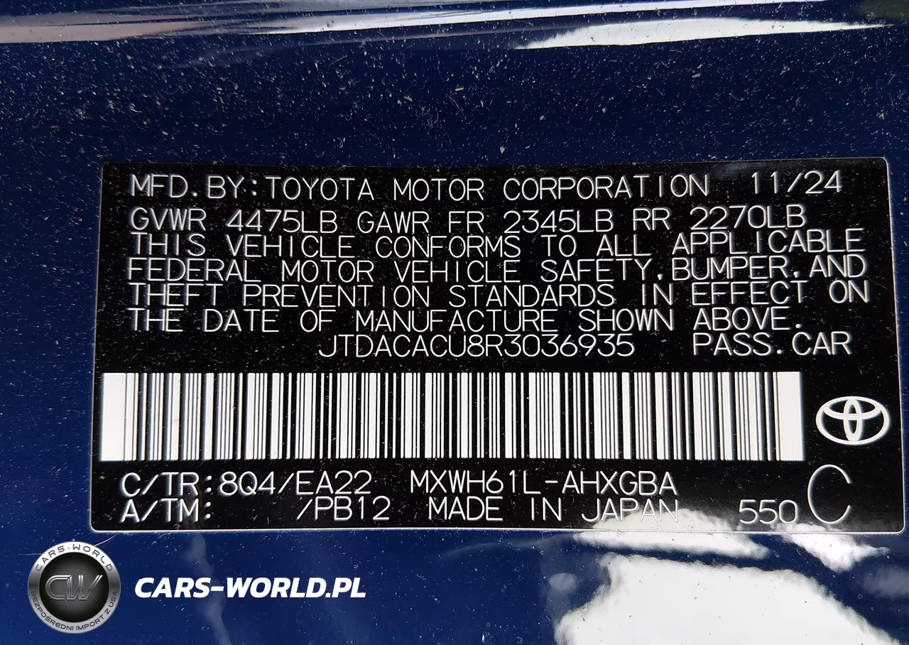 2024 Toyota Prius Prime Xse VIN:JTDACACU8R3036935 - 9