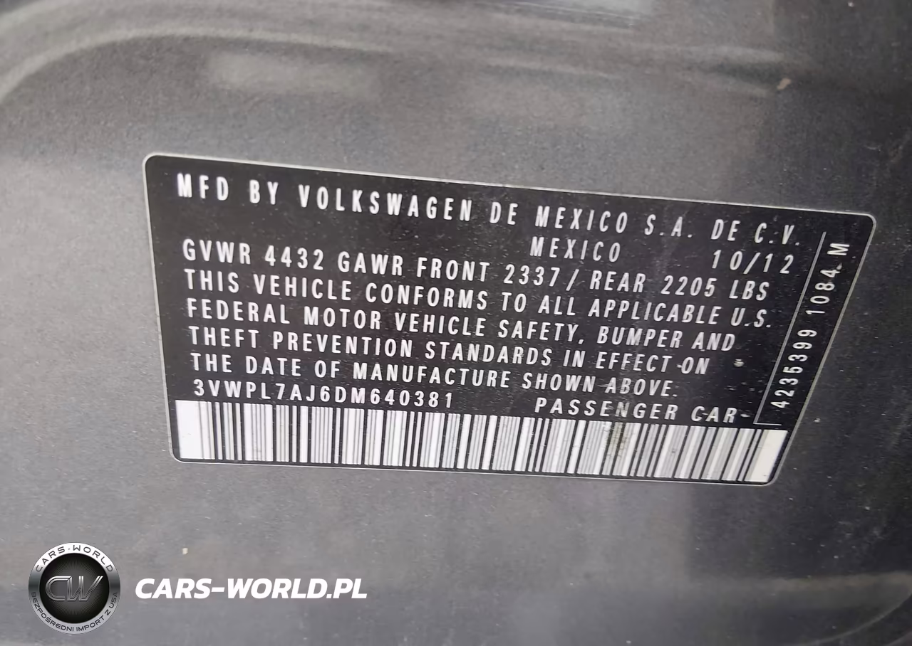 2013 Volkswagen Jetta Sportwagen 2.0L Tdi VIN:3VWPL7AJ6DM640381 - 9