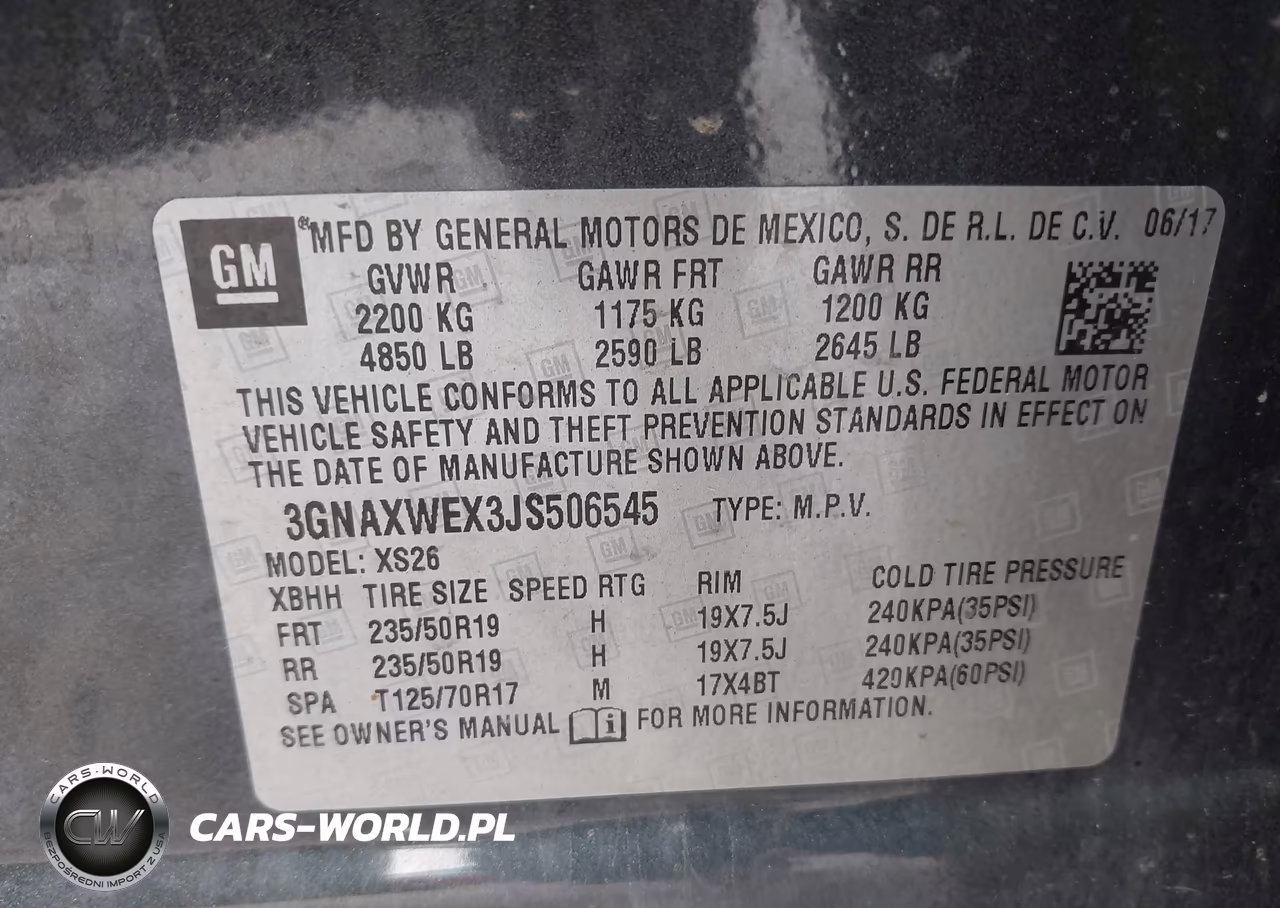 2018 Chevrolet Equinox Premier VIN:3GNAXWEX3JS506545 - 9
