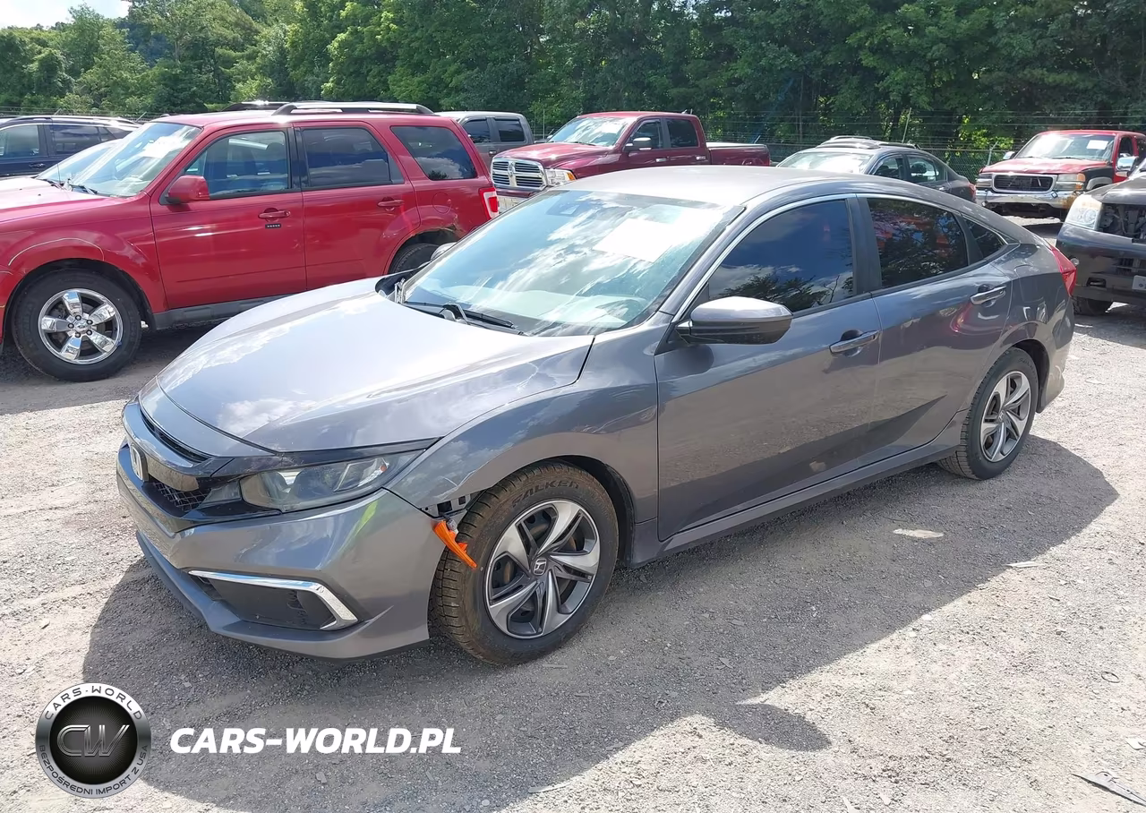 2020 Honda Civic Lx VIN:2HGFC2F6XLH587964 - 2
