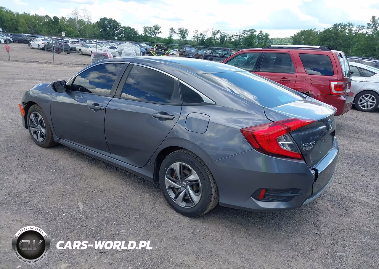 2020 Honda Civic Lx VIN:2HGFC2F6XLH587964 - 3