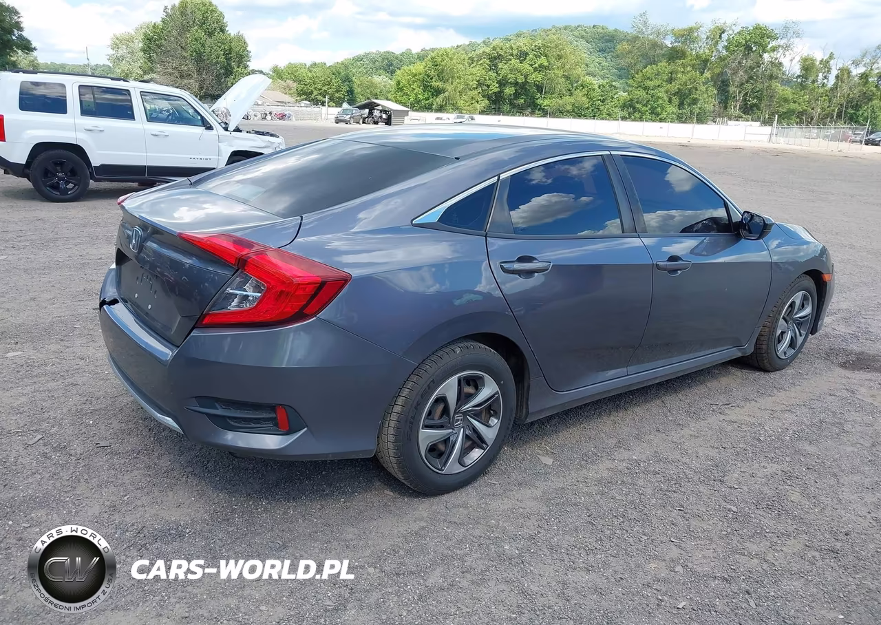 2020 Honda Civic Lx VIN:2HGFC2F6XLH587964 - 4