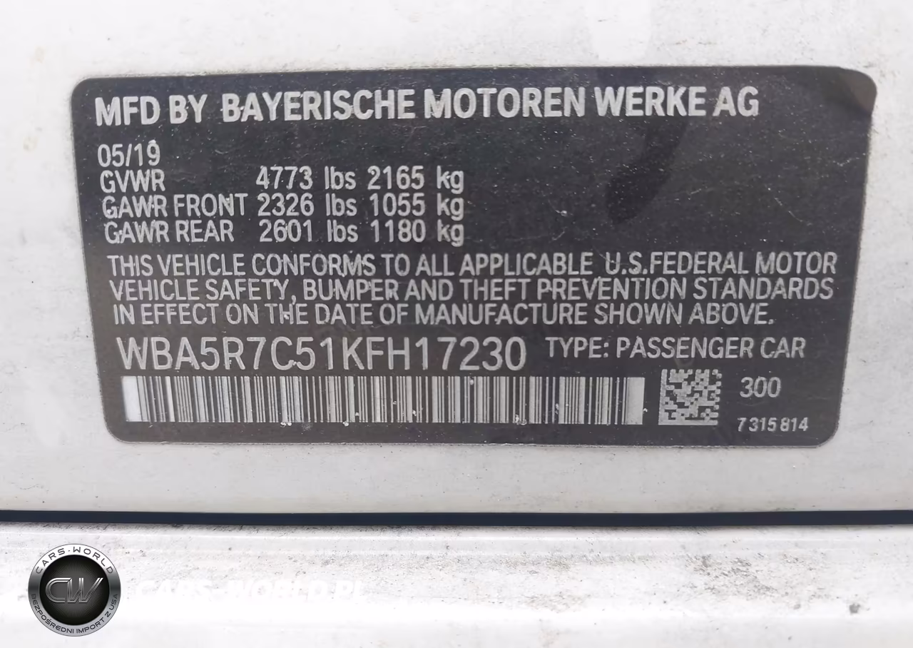 2019 BMW 330I xDrive VIN:WBA5R7C51KFH17230 - 9