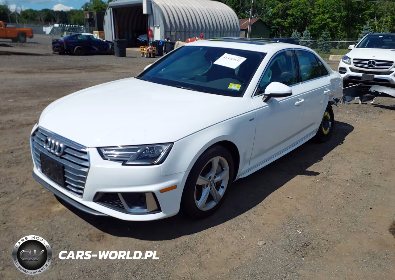 2019 Audi A4 45 Premium VIN:WAUDNAF40KA043346 - 2