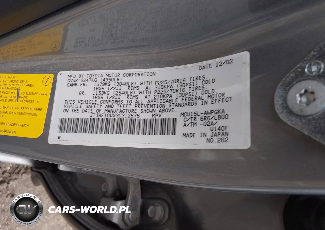 2003 Lexus Rx 300 VIN:JTJHF10UX30312676 - 9