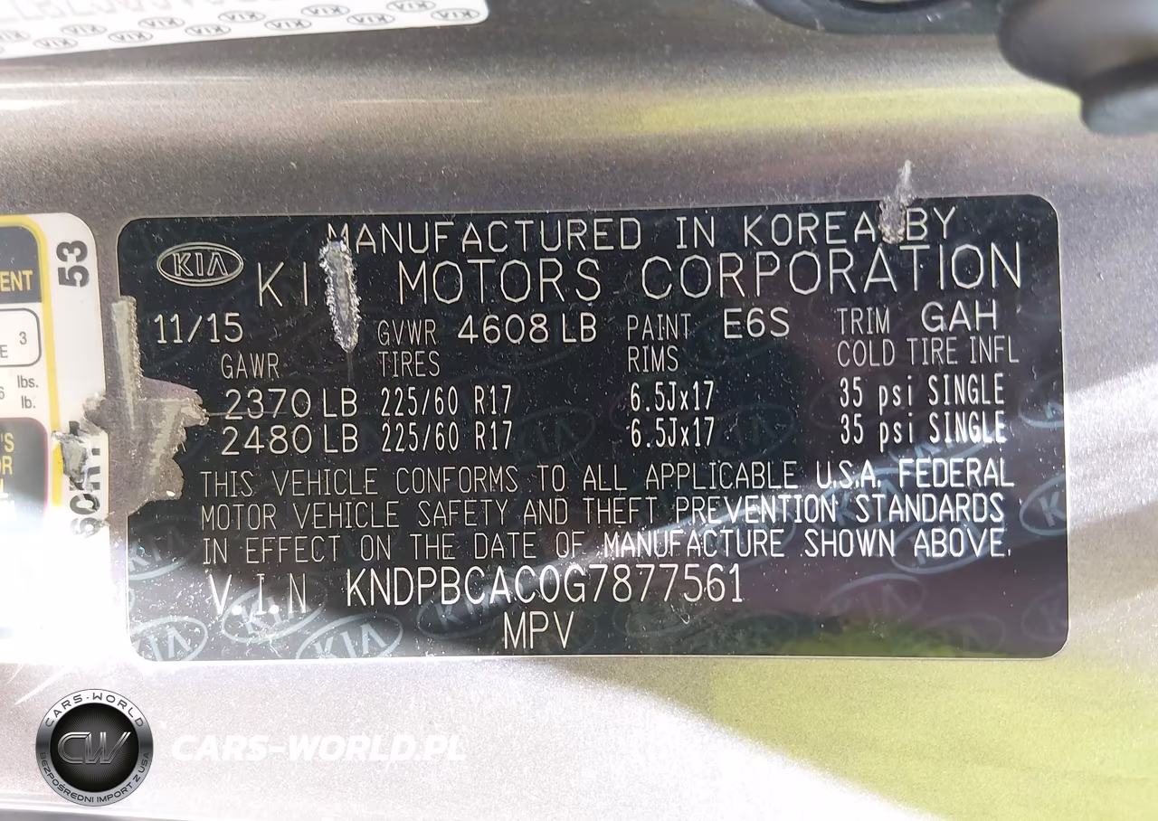 2016 Kia Sportage Lx VIN:KNDPBCAC0G7877561 - 9