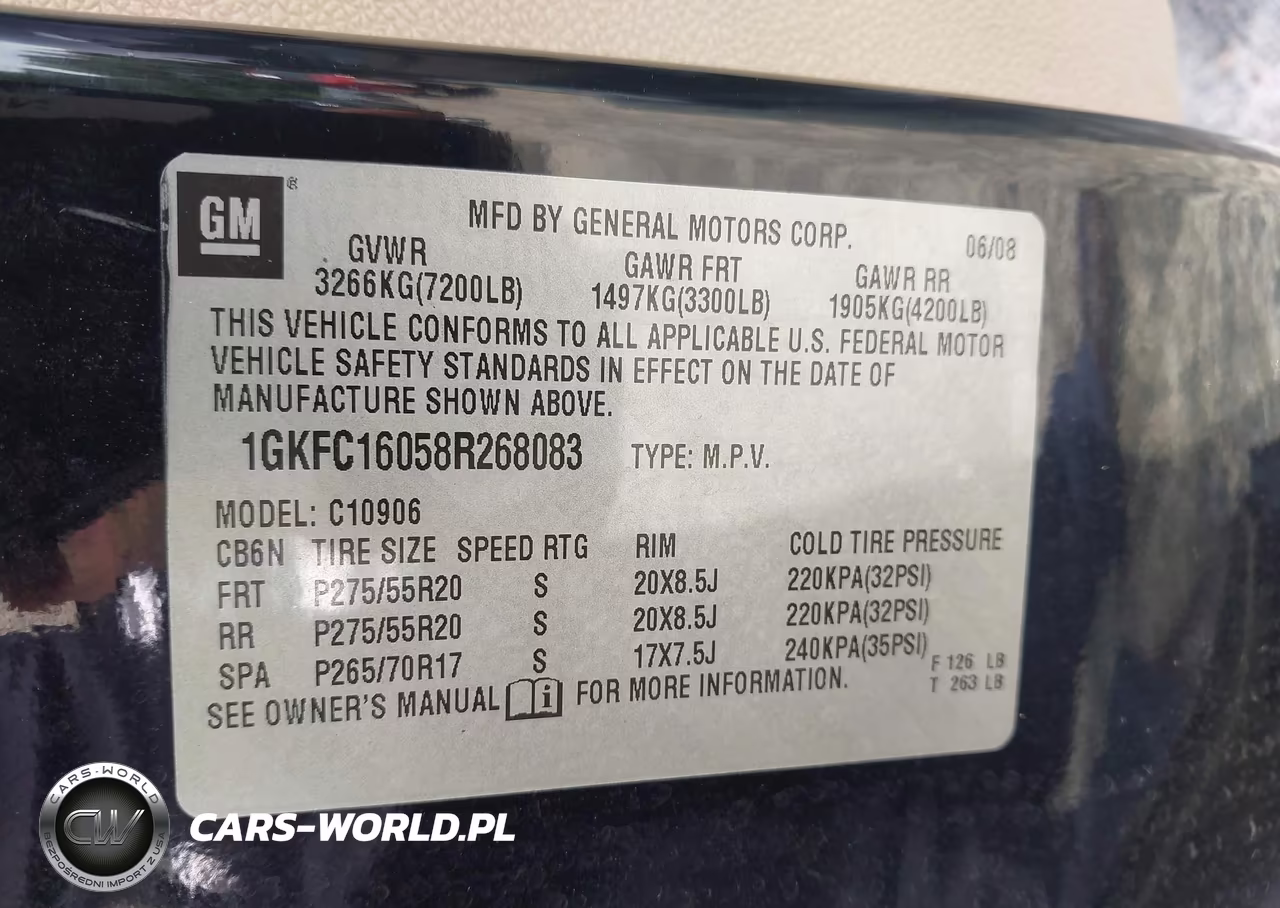2008 GMC Yukon Xl 1500 Slt VIN:1GKFC16058R268083 - 9