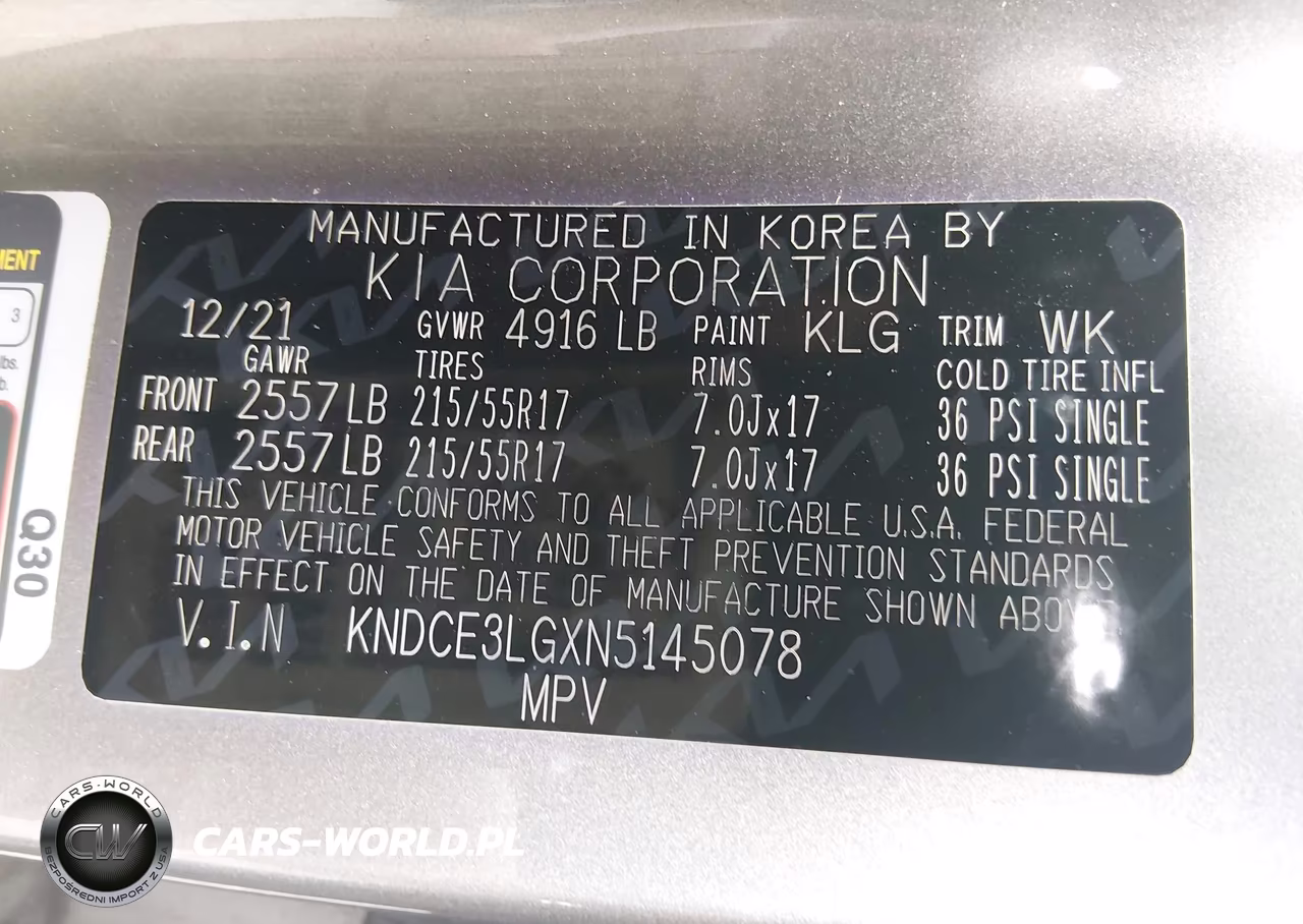 2022 Kia Niro Ev Ex Premium VIN:KNDCE3LGXN5145078 - 9