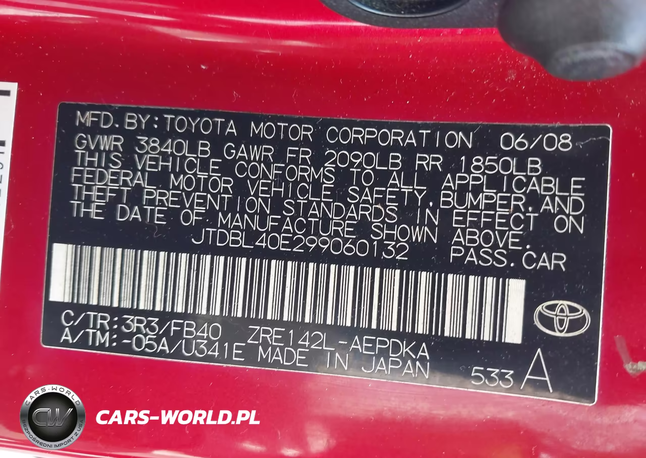 2009 Toyota Corolla Le VIN:JTDBL40E299060132 - 9