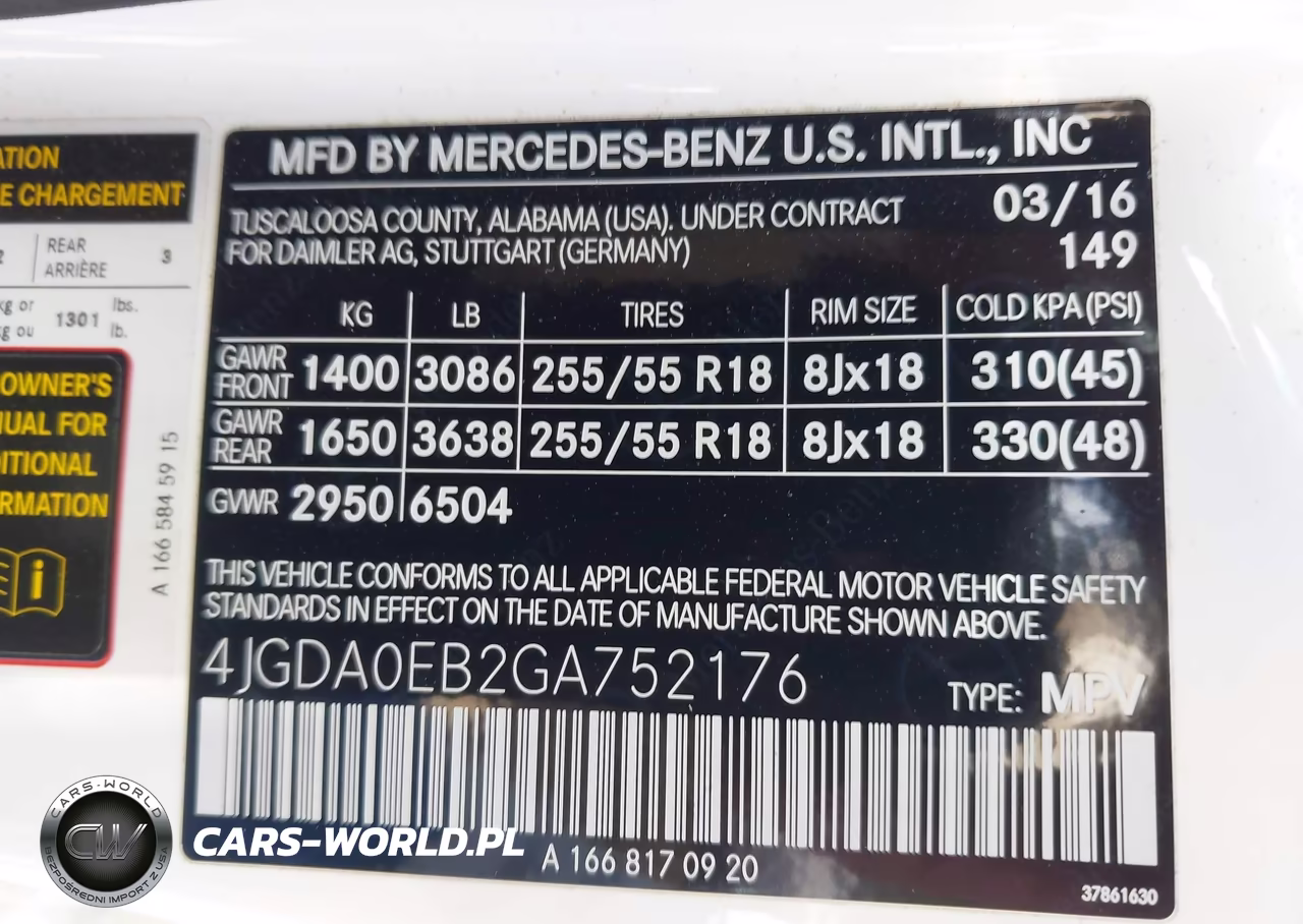 2016 Mercedes-Benz Gle 300D 4Matic VIN:4JGDA0EB2GA752176 - 9