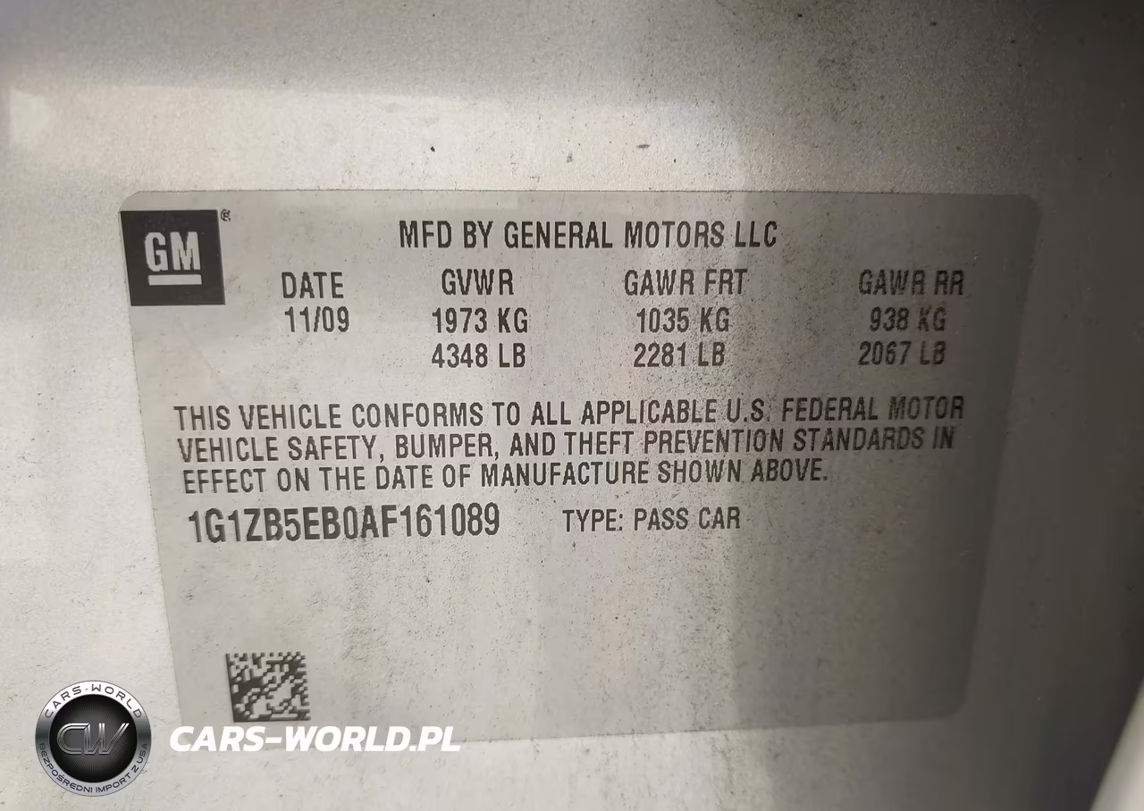 2010 Chevrolet Malibu Ls VIN:1G1ZB5EB0AF161089 - 9