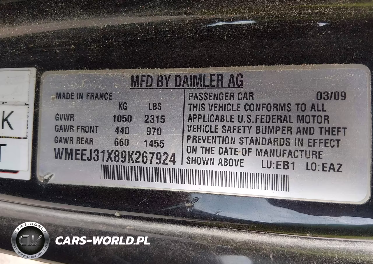 2009 Smart Fortwo Brabus-Passion-Pure VIN:WMEEJ31X89K267924 - 9