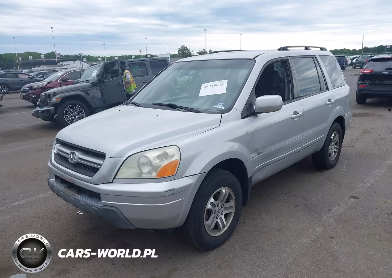 2004 Honda Pilot Ex-L VIN:2HKYF18594H578758 - 2