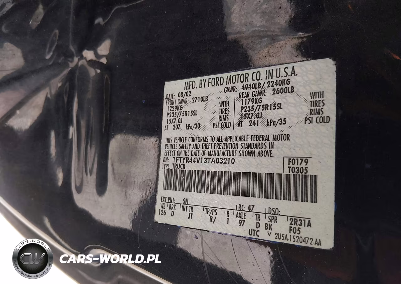 2003 Ford Ranger Edge-Tremor-Xlt VIN:1FTYR44V13TA03210 - 9