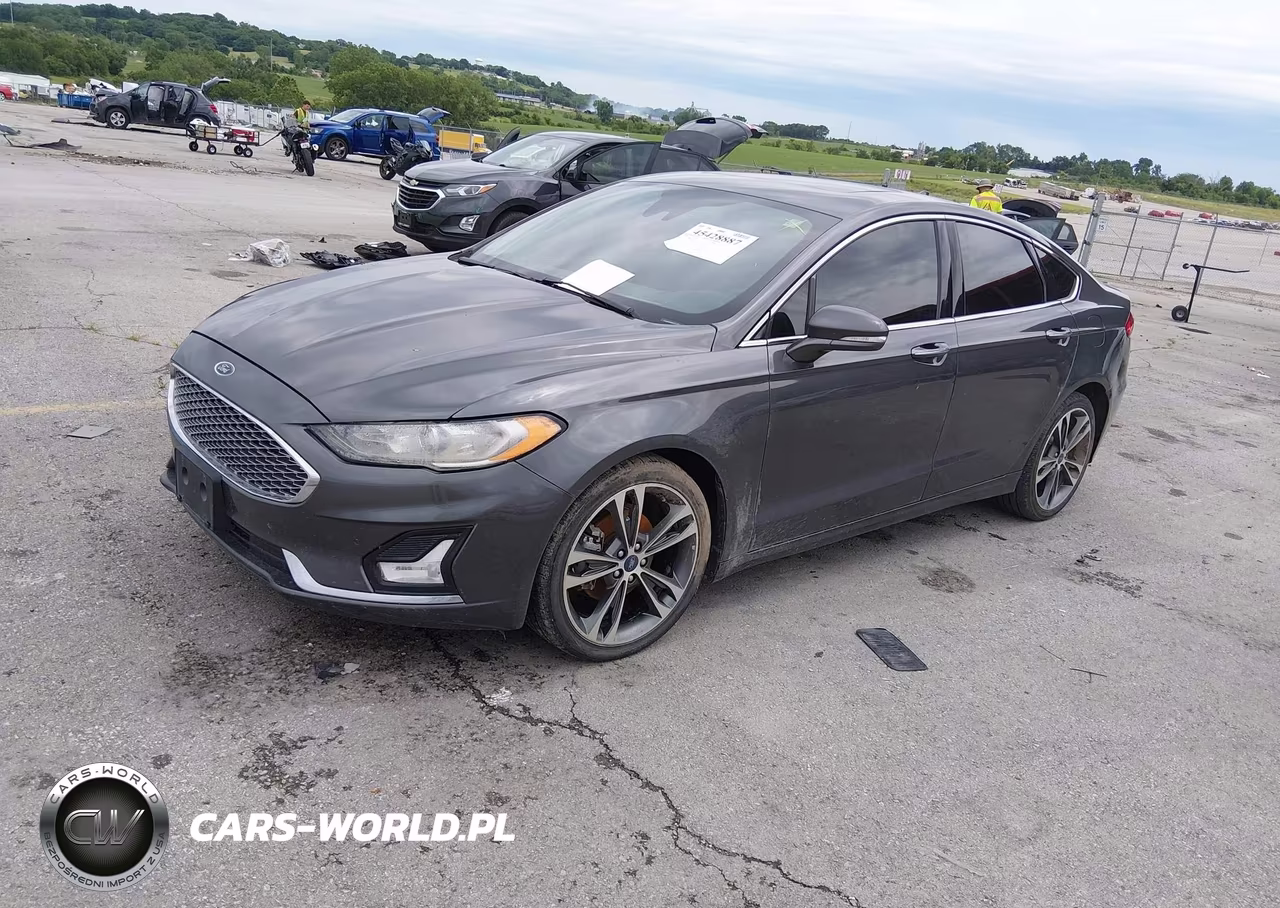 2019 Ford Fusion Titanium VIN:3FA6P0D95KR117791 - 2
