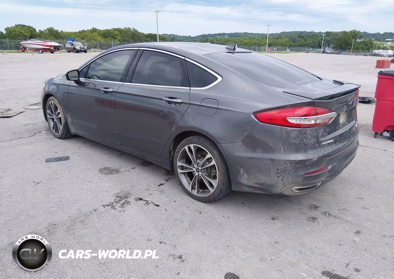 2019 Ford Fusion Titanium VIN:3FA6P0D95KR117791 - 3