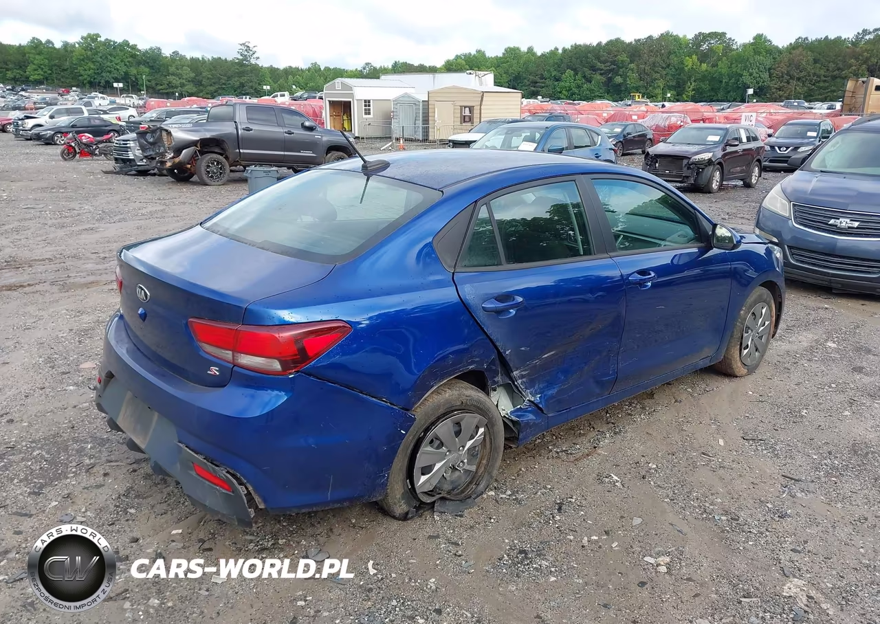 2020 Kia Rio S VIN:3KPA24ADXLE345717 - 4