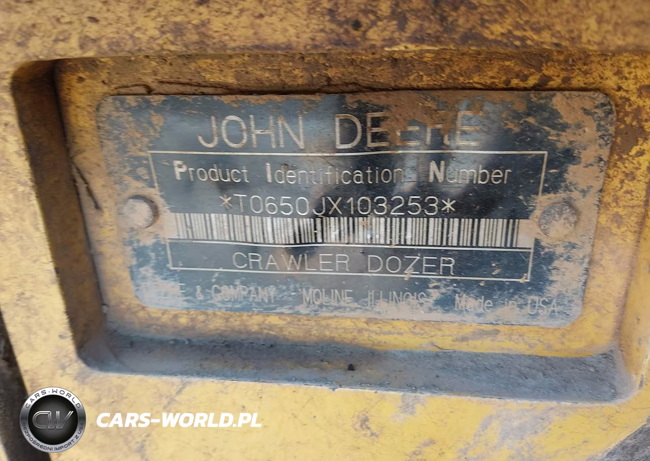 2006 John Deere 650J Crawler Dozer VIN:0000TD650JX103253 - 9