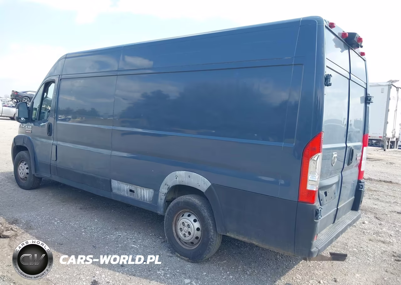2019 Ram Promaster 3500 Cargo Van High Roof 159 Wb Ext VIN:3C6URVJG6KE563958 - 3
