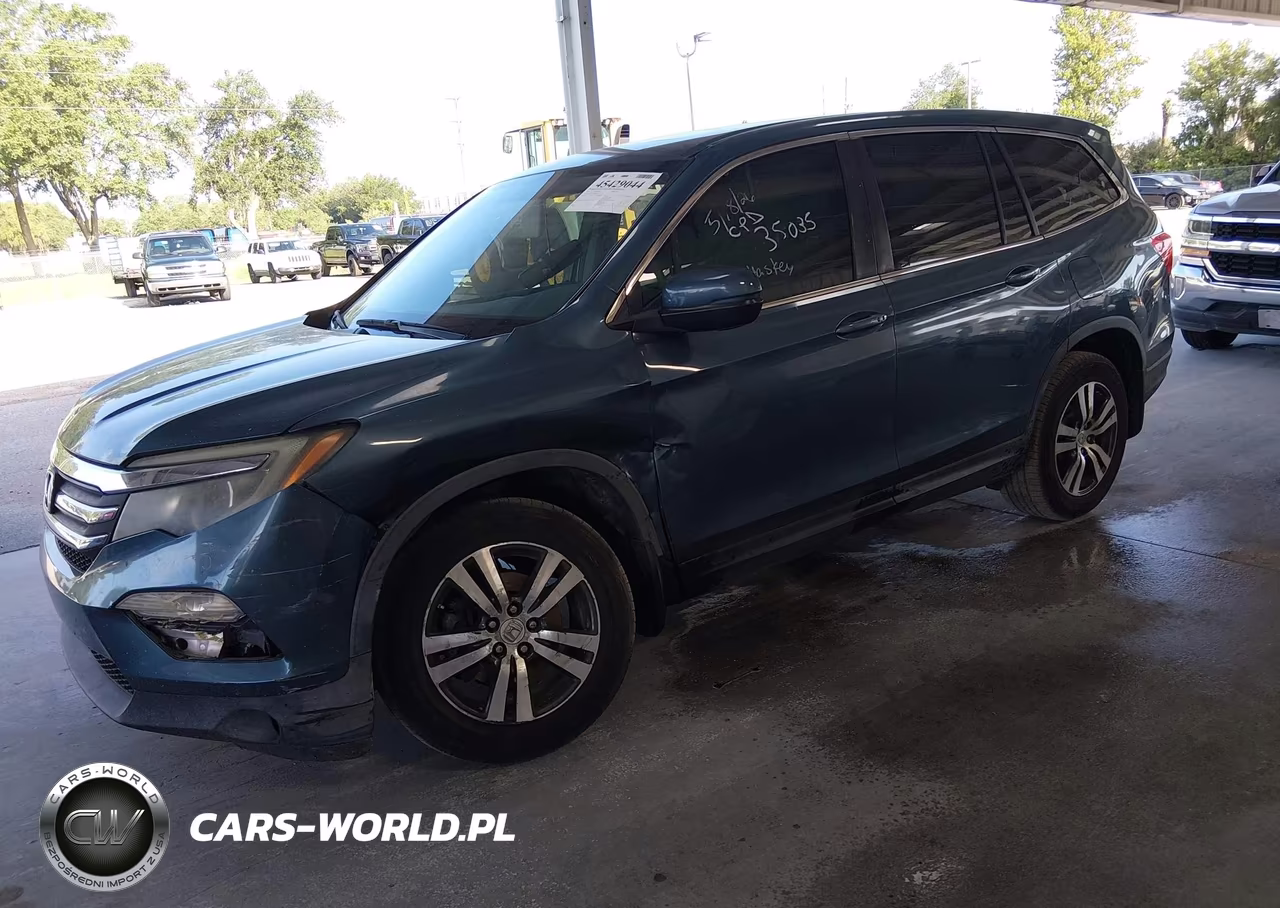 2016 Honda Pilot Ex-L VIN:5FNYF5H52GB039442 - 2