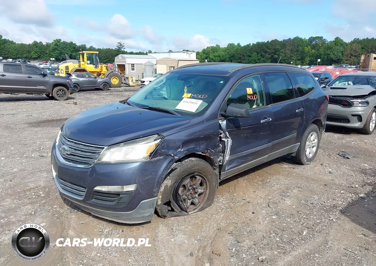 2013 Chevrolet Traverse Ls VIN:1GNKRFED0DJ227693 - 2