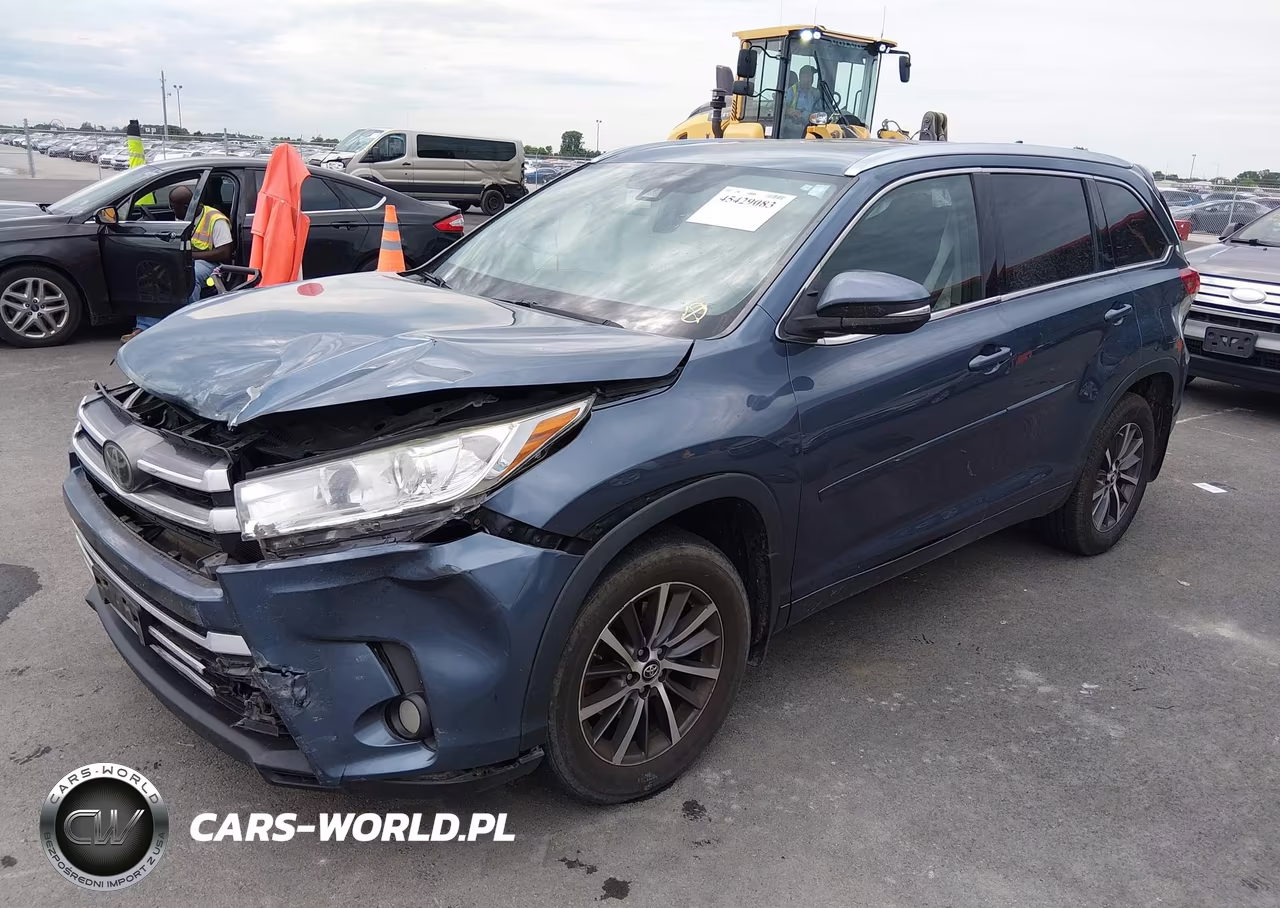 2017 Toyota Highlander Xle VIN:5TDJZRFH1HS394192 - 2