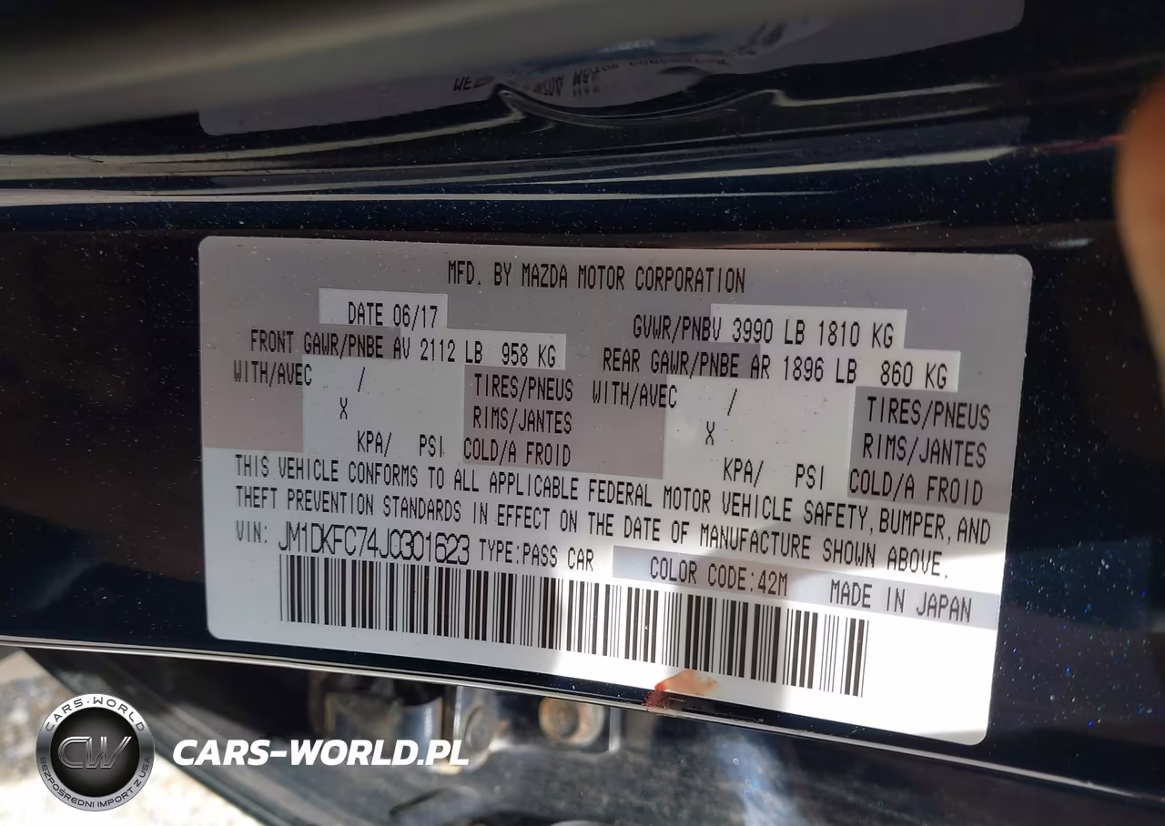 2018 Mazda Cx-3 Touring VIN:JM1DKFC74J0301623 - 9