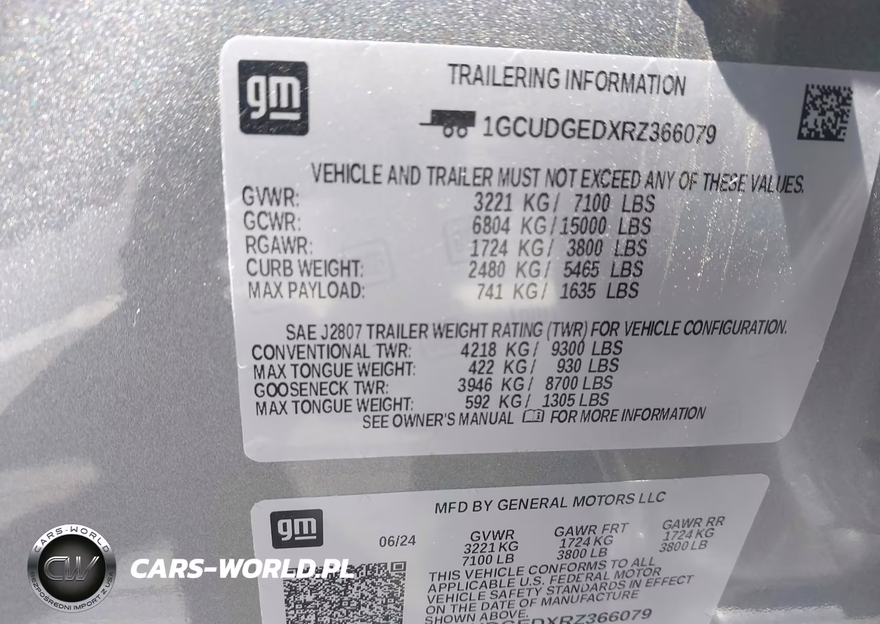 2024 Chevrolet Silverado 1500 4Wd Short Bed Ltz VIN:1GCUDGEDXRZ366079 - 9
