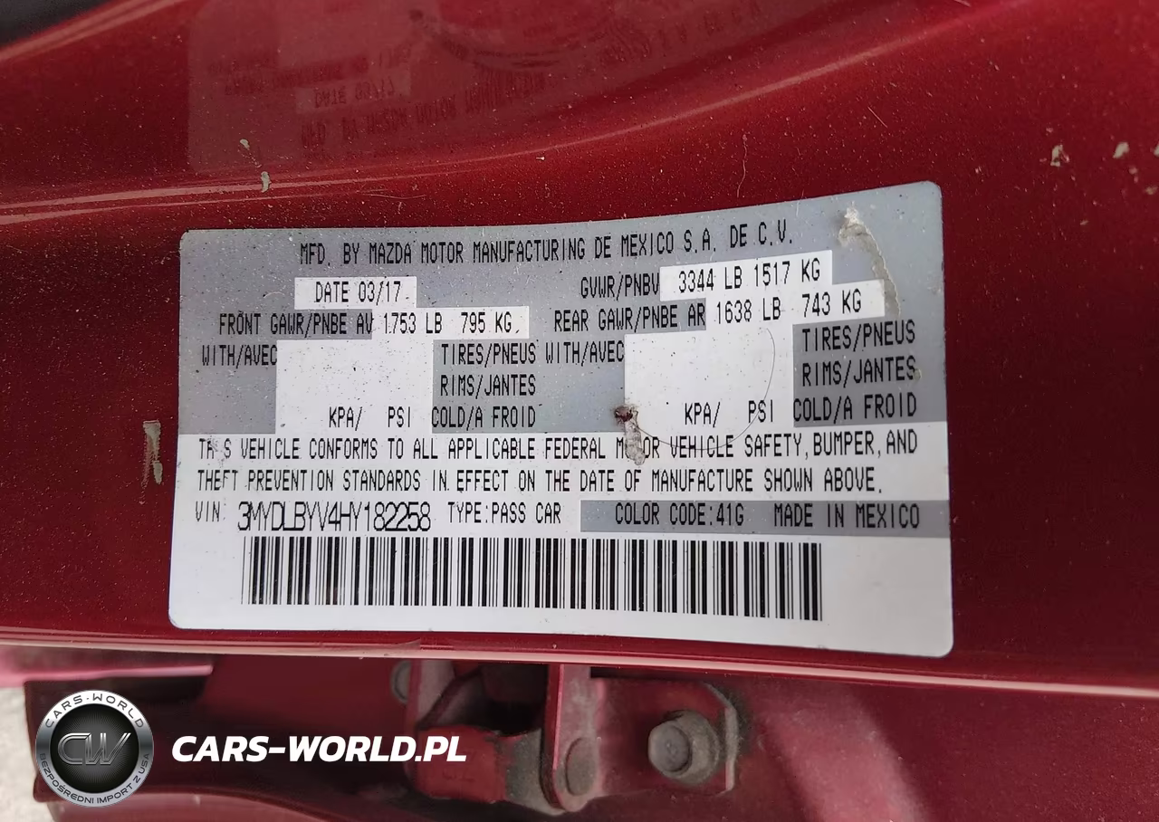 2017 Toyota Yaris Ia VIN:3MYDLBYV4HY182258 - 9