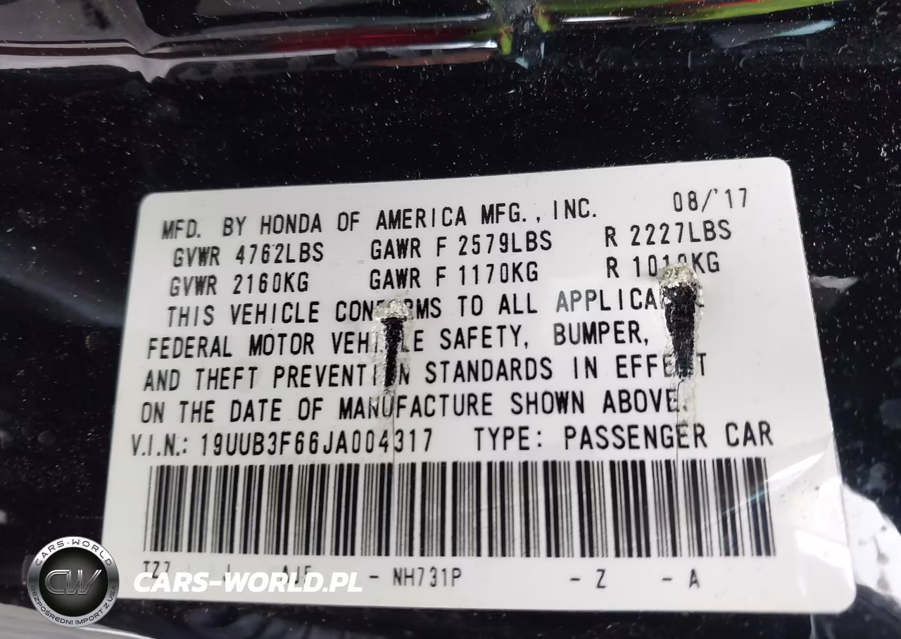 2018 Acura Tlx Tech A-Spec Pkgs VIN:19UUB3F66JA004317 - 9