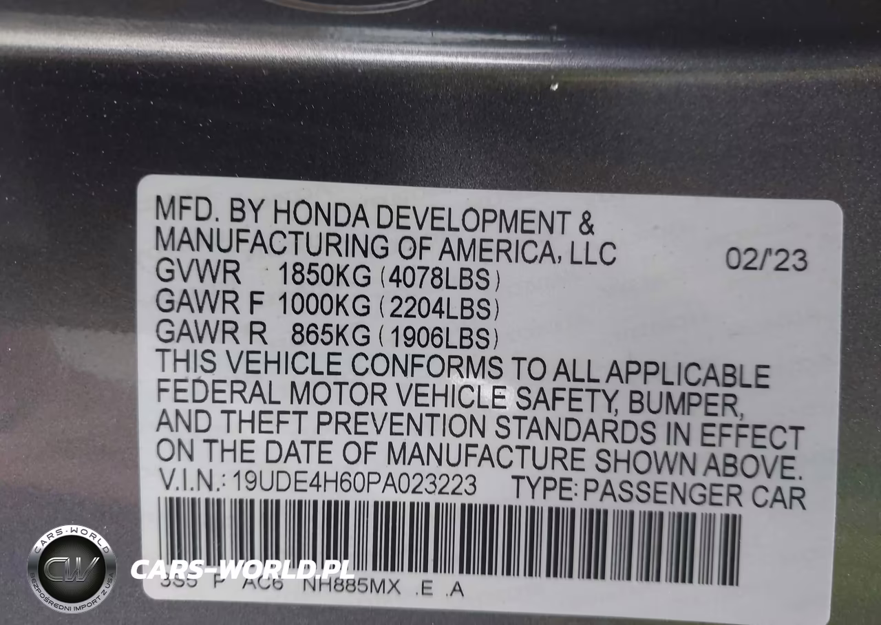 2023 Acura Integra A-Spec Technology VIN:19UDE4H60PA023223 - 9