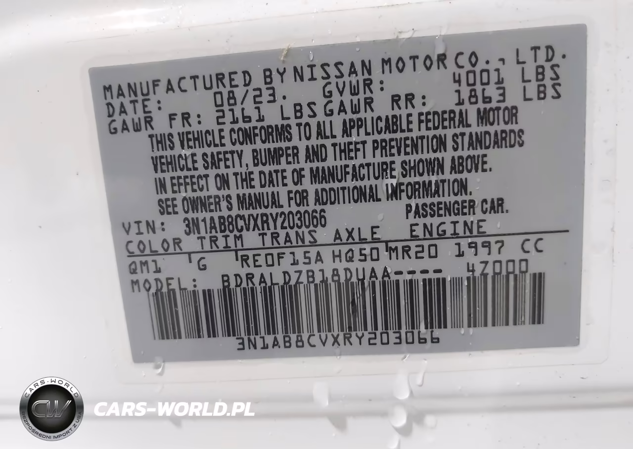 2024 Nissan Sentra Sv Xtronic Cvt VIN:3N1AB8CVXRY203066 - 9