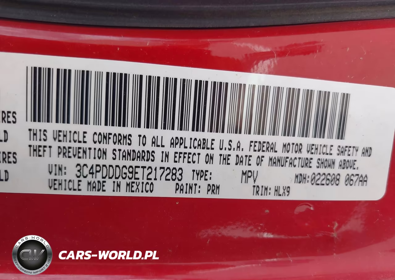 2014 Dodge Journey Limited VIN:3C4PDDDG9ET217283 - 9