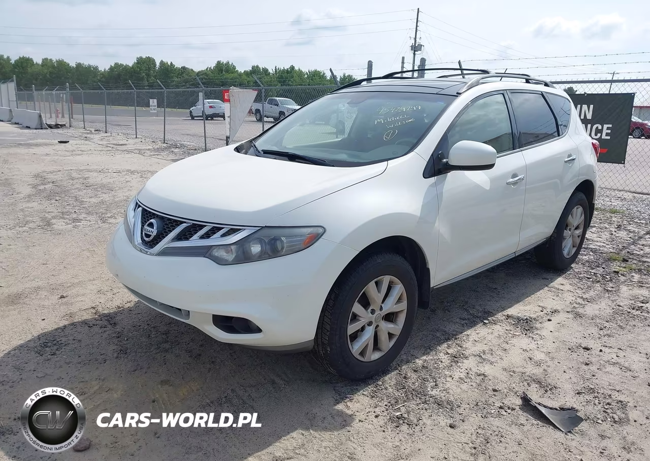 2014 Nissan Murano Sl VIN:JN8AZ1MU7EW416438 - 2