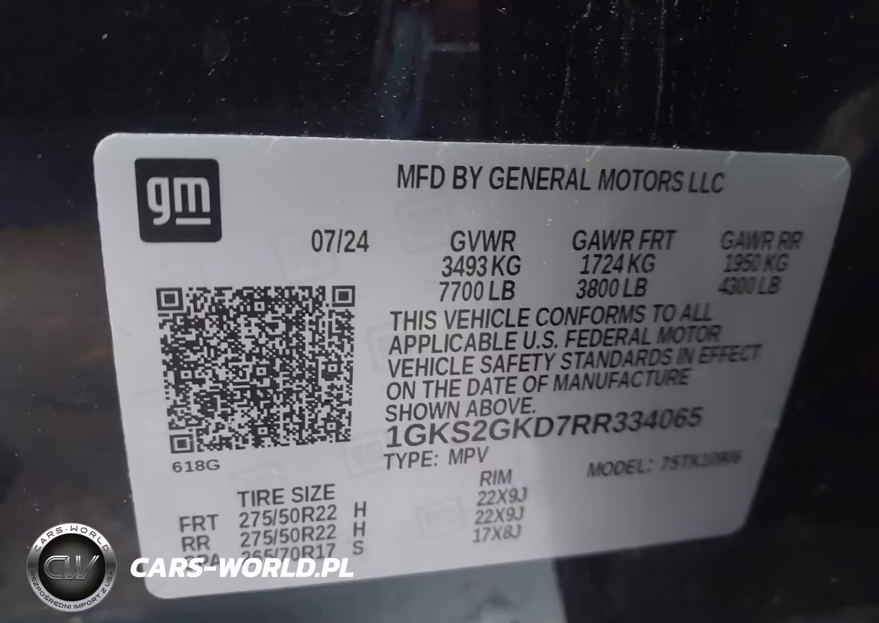 2024 GMC Yukon Xl 4Wd Slt VIN:1GKS2GKD7RR334065 - 9