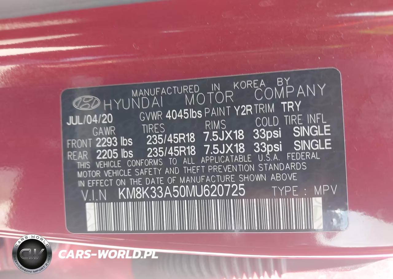 2021 Hyundai Kona Limited VIN:KM8K33A50MU620725 - 9