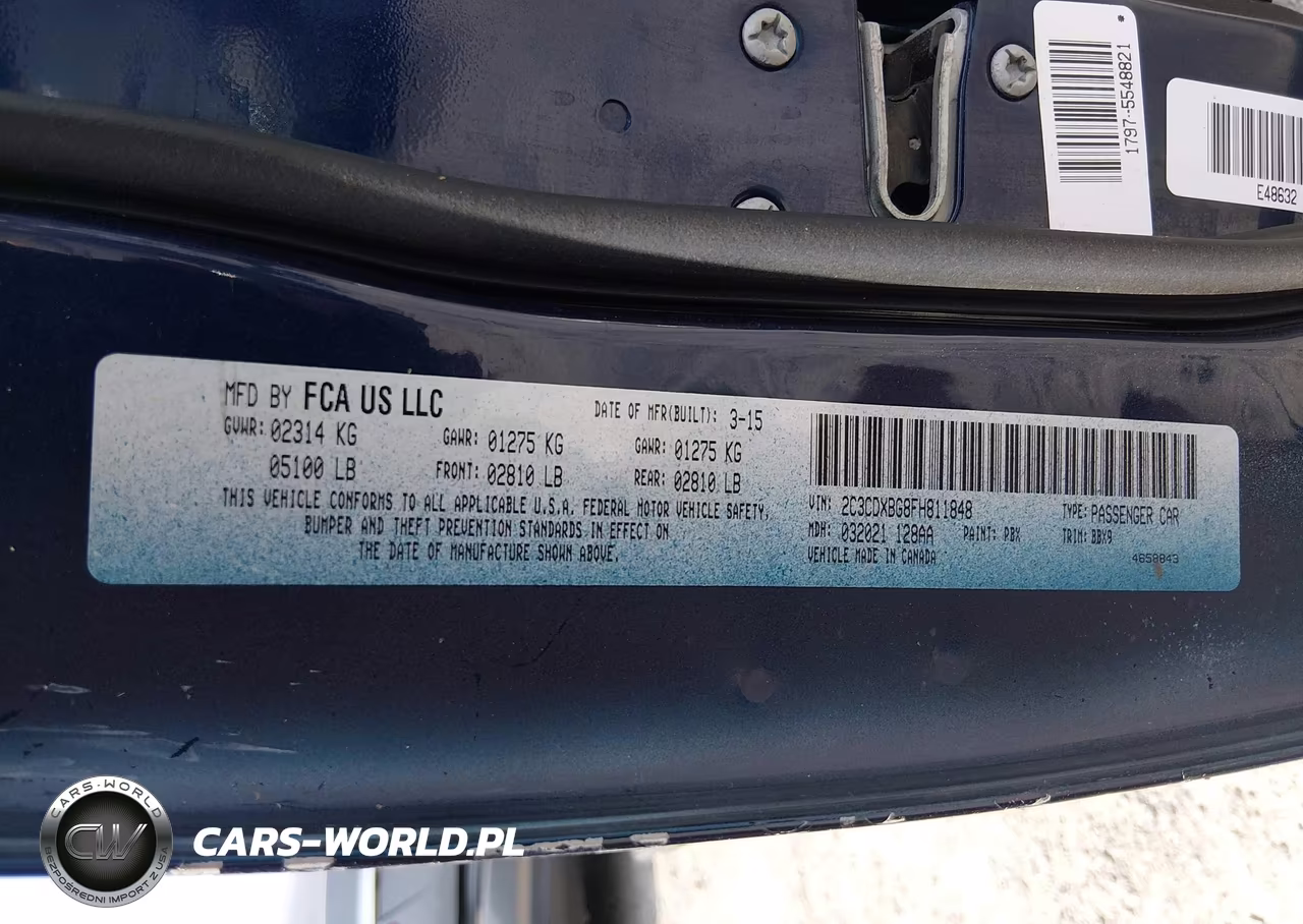 2015 Dodge Charger Se VIN:2C3CDXBG8FH811848 - 9