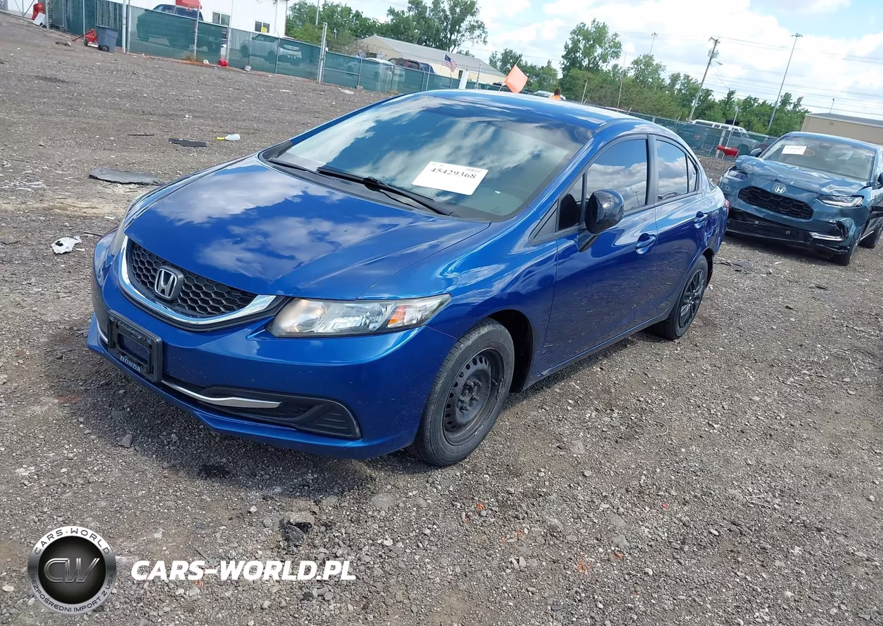 2013 Honda Civic Lx VIN:19XFB2F53DE061102 - 2