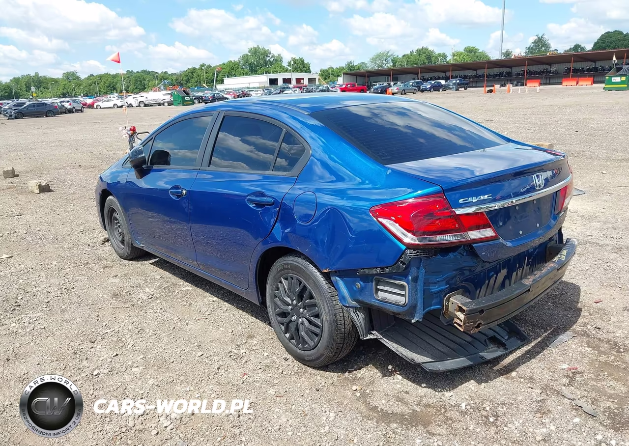 2013 Honda Civic Lx VIN:19XFB2F53DE061102 - 3