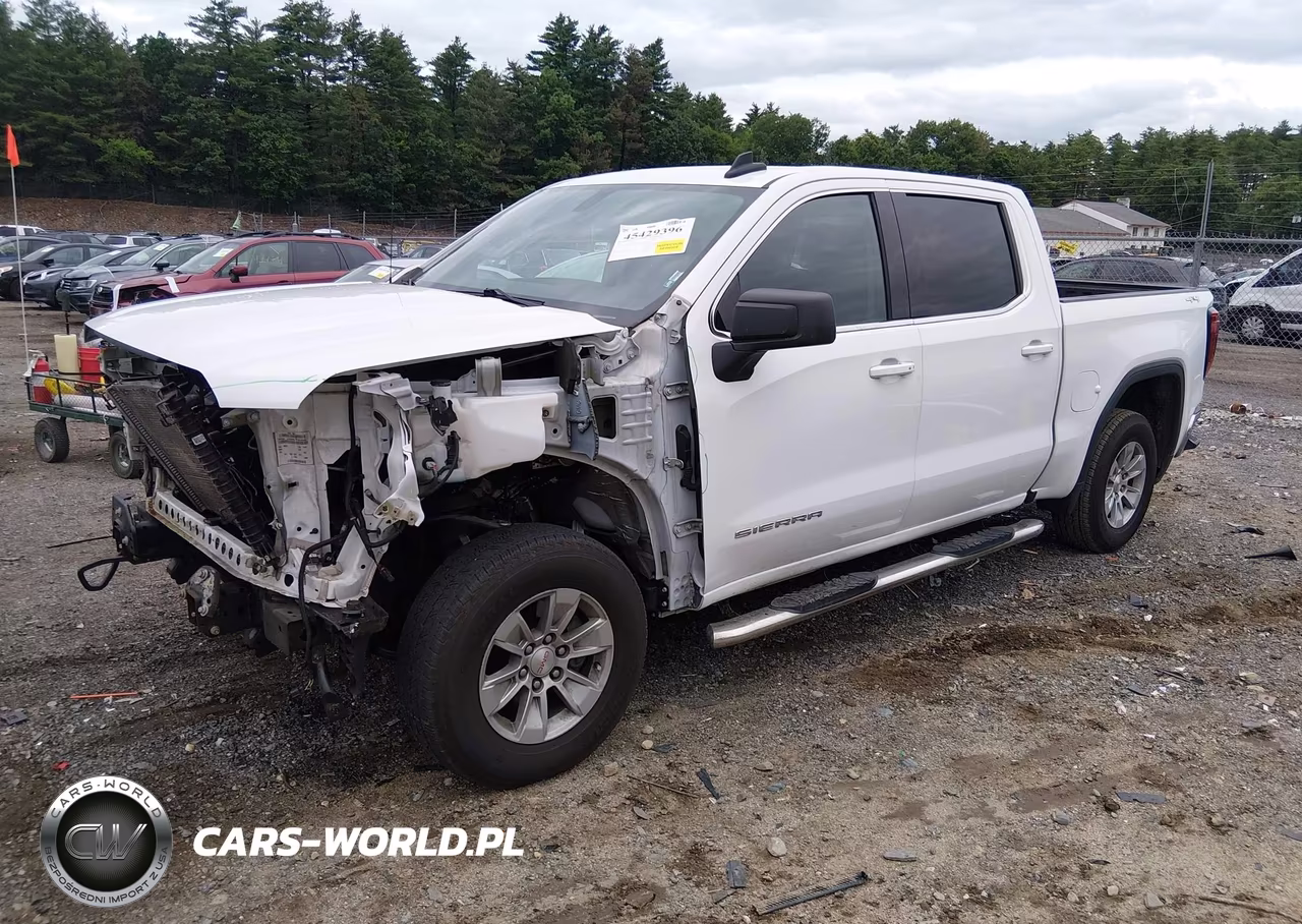2021 GMC Sierra 1500 4Wd Short Box Sle VIN:3GTU9BED2MG199407 - 2