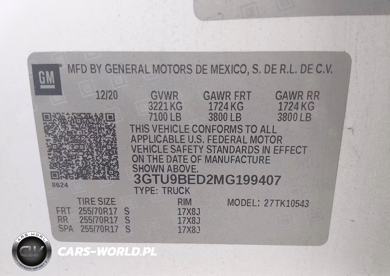 2021 GMC Sierra 1500 4Wd Short Box Sle VIN:3GTU9BED2MG199407 - 9