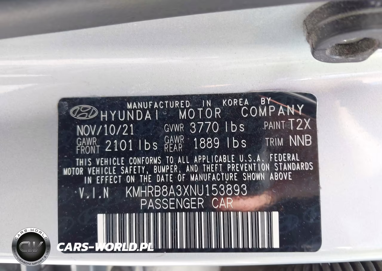 2022 Hyundai Venue Se VIN:KMHRB8A3XNU153893 - 9