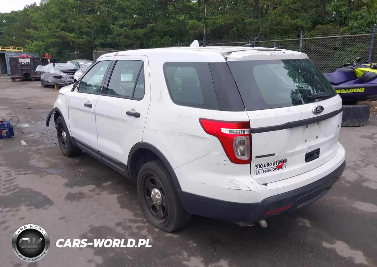 2013 Ford Utility Police Interceptor VIN:1FM5K8AR2DGC63725 - 3